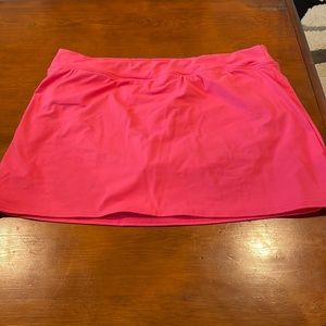 LandsEnd size 14 hot pink swim bottoms